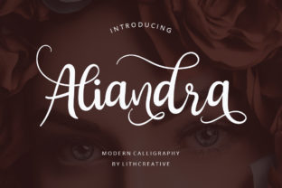 Aliandra: A Graceful Calligraphy Font for Campaign-Ready Designs