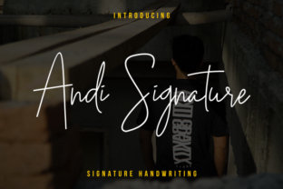 Andi: A Fresh Handwritten Font for Crafters and Product Designers
