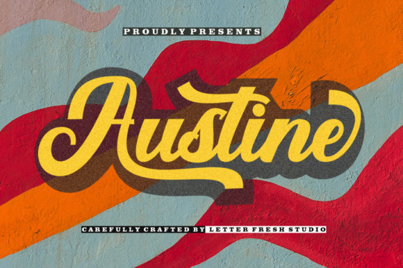 Austine: A Retro Handwritten Font for Bold Marketing Designs