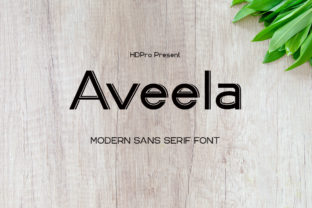 Aveela: A Modern Sans Serif Font for Crafters and Product Designers