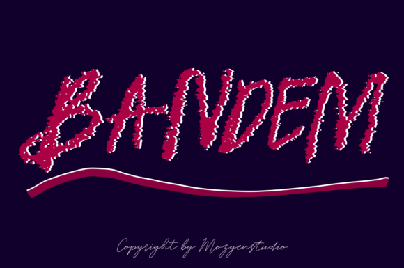Bandem: A Bold Script Handwritten Font for Editorial Design and Digital Publishing