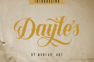Dayles: A Bold Handwritten Font for Small Business Branding