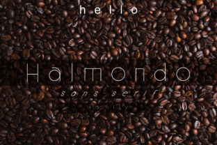 Halmondo: A Casual Geometric Font for Modern Web Design Projects