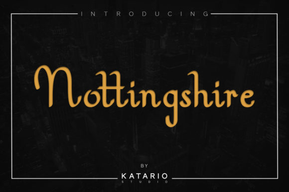 How Nottingshire Adds Medieval Elegance to Modern Serif Design