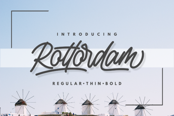 How Rottordam Font Transformed My Café’s Branding with Modern Handwritten Elegance