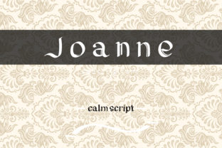 Joanne Font: A Modern Blackletter Typeface for Crafters & Makers