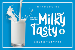 Milky Tasty Font for Whimsical, Adorable Branding