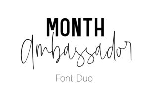 Mont Ambassador Duo: High Fashion Script Font for Modern Campaign Design