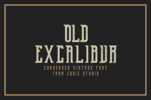 Old Excalibur: A Bold Serif Font That Elevates Campaign Visuals