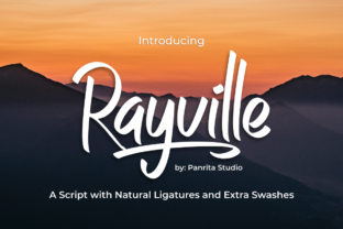 Rayville: A Modern Handwritten Font for Bold Branding