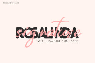 Rosalinda Trio: A Script Handwritten Font for Elegant Editorial Design