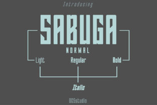 Sabuga: A Bold Sans Serif Font for Campaign Headlines