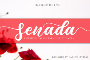Senada: A Striking Handwritten Font for Crafters and Small Business Owners
