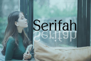 Serifah: A Sleek Serif Font for Handmade Labels, Invitations, and Craft Designs