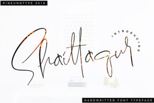 Shaittaqur Script Handwritten Font for Standout Craft Designs