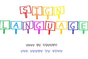 Sign Language: A Decorative Font That Elevates Campaign Visuals with Whimsical Charm