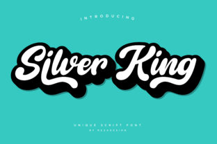 Silver King: A Bold Handwritten Font for Editorial Charm
