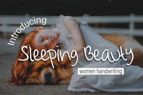 Sleeping Beauty: A Cute Handwritten Font for Crafters and Makers