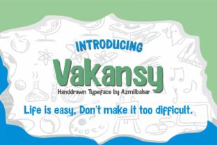 Vakansy Script Handwritten Font for Playful Brand Campaigns