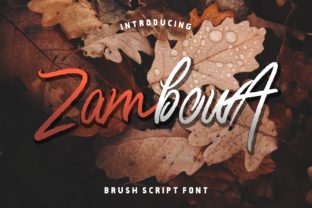 Zambowa: A Bold Handwritten Font for Crafty Makers and Creative Sellers