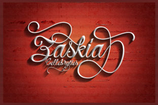 Zaskia: A Bold Script Font for Elegant Editorial Design